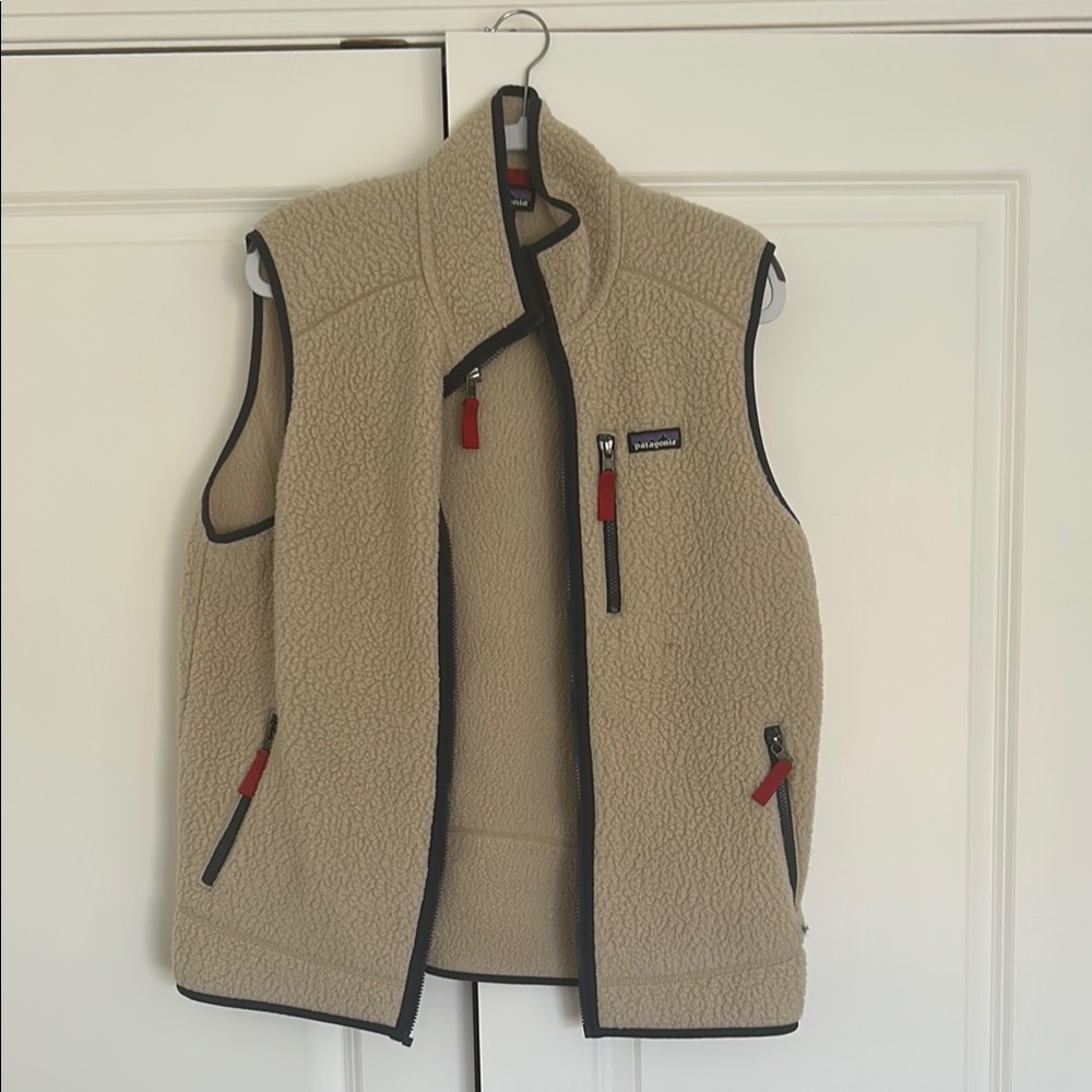 Patagonia Beige Fleece Vest